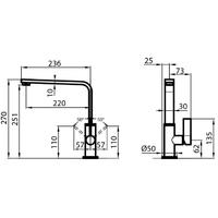 Kuhinjska armatura Foster NYC 8486 000